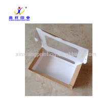 Customize Color Kraft Paper Packaging Box for Fast Food Roasted Wings
